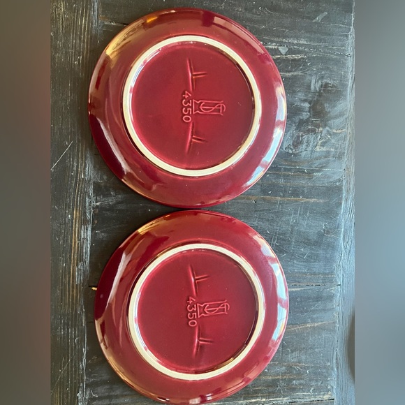 Steuler Keramik West Germany 4350 divided fondue plates RARE - Picture 5 of 7